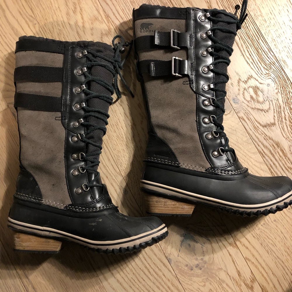 Sorel Conquest Carly II women’s sz 9 blk, kettle